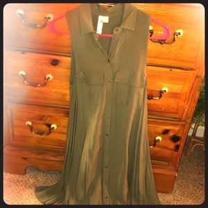 Army green dress